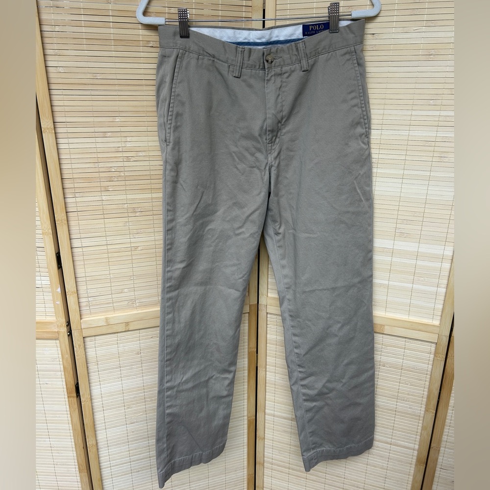 Polo Ralph Lauren Men’s Chino Pants 30x30 Tan Blue Label Classic Fit